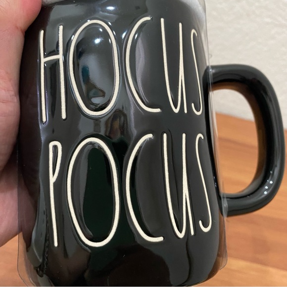 RAE DUNN Hocus Pocus Witch Topper Black Ceramic Halloween Mug - Picture 10 of 11
